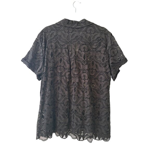 Maeve by Anthropologie Lace Surf Shirt XLarge, NWOT - Picture 4 of 10